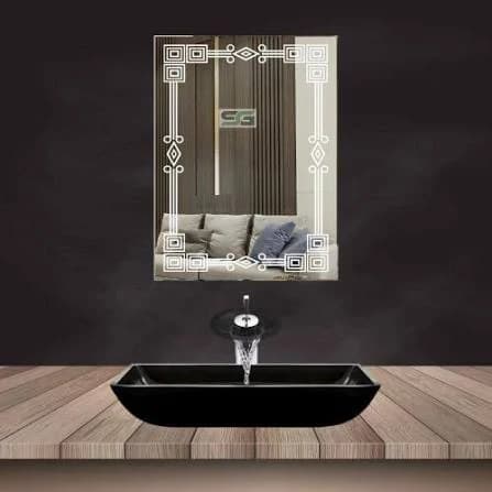 lighting mirror and touch screen 