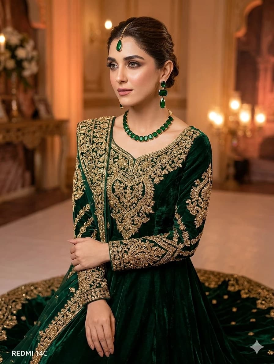 All new Brands Jewellery Green Planted Jewellery set fit for Every girl Jewellery Collection 