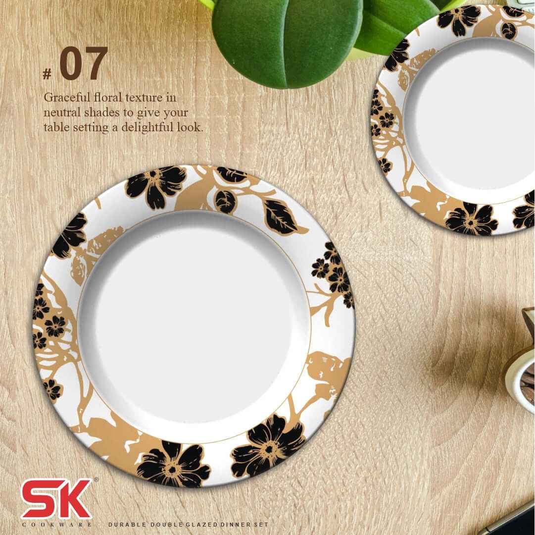 Melamine Double Glaze Dinnerware Set