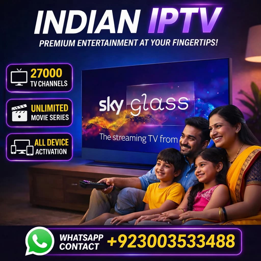 SKY GLASS IPTV – Indian IPTV Service for UK Users