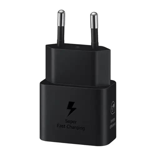 Samsung 25w 2 Pin PD Adapter with USB-C to USB-C Cable