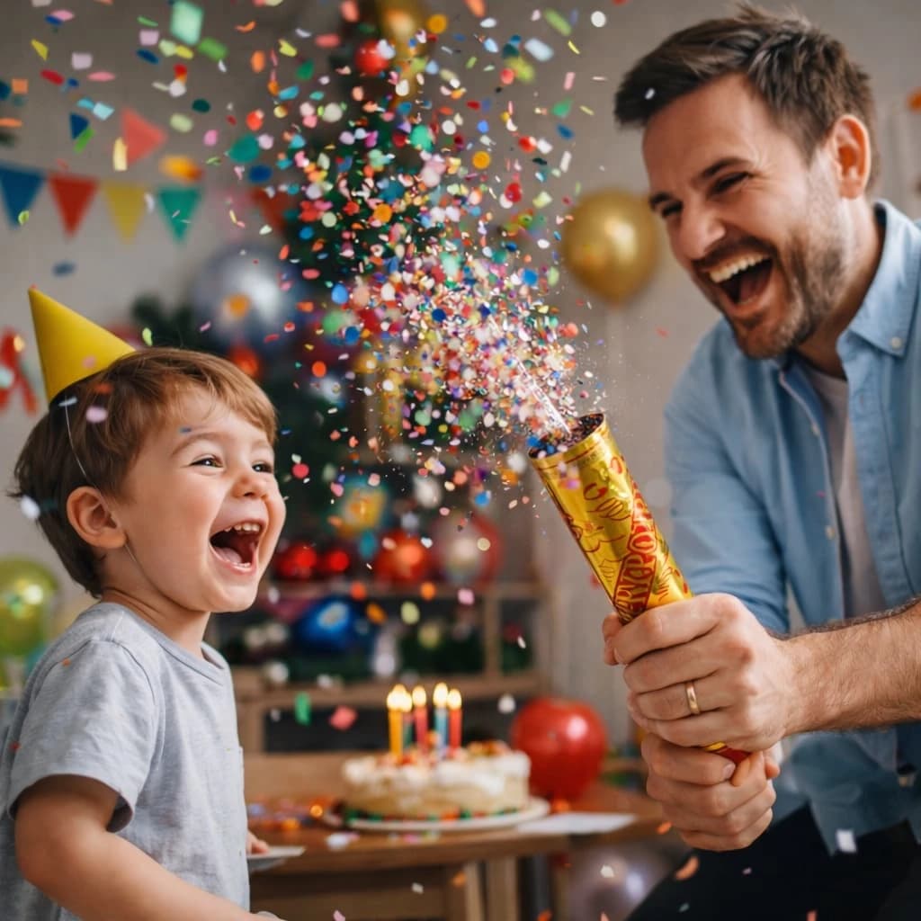 Party Poppers Confetti Multi Color