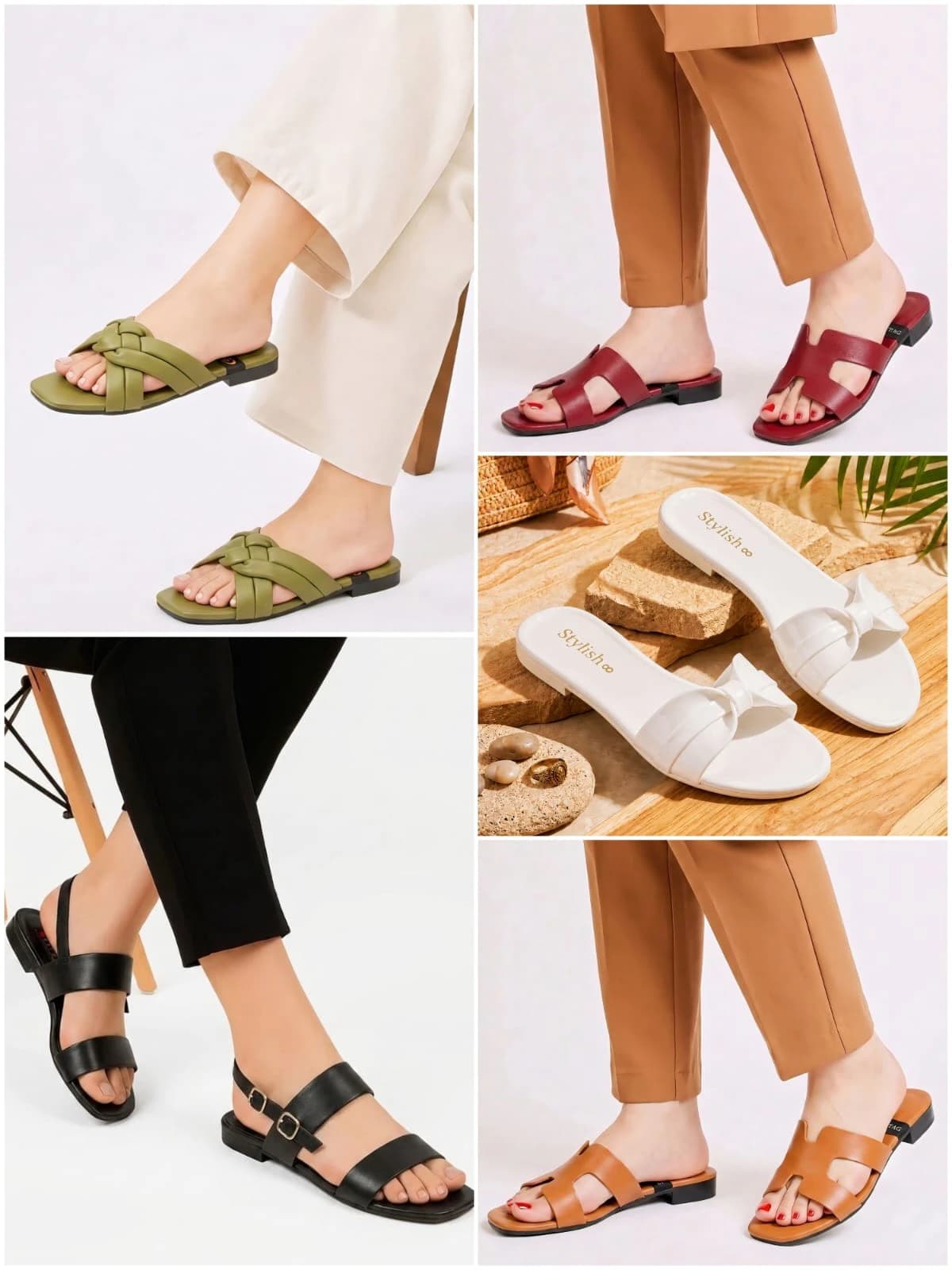 pair of 5 footwear