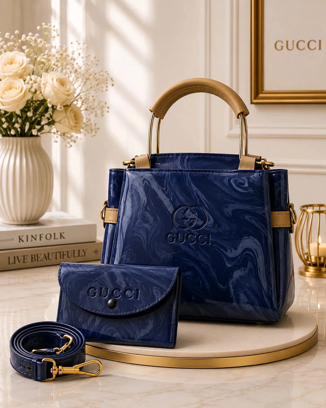 ✨ Premium Women's Handbag Set ✨
🌸 Elegant & Trendy Design
👜 2 Pcs Set (Handbag + Matching Wallet)
💎 Premium Quality Finish
🎀 Strong Top Handle