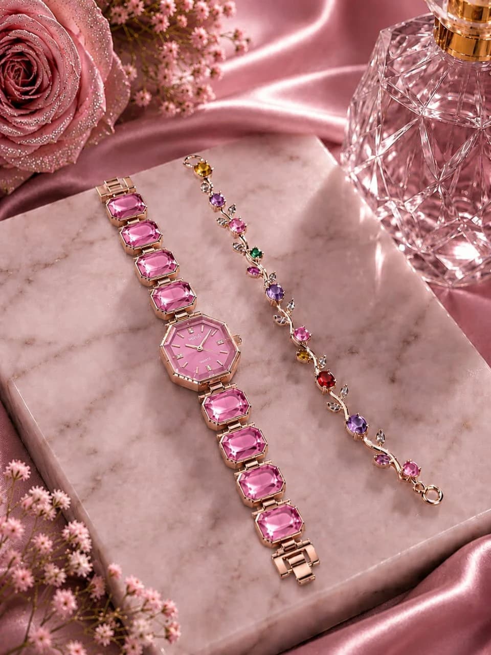 ladies stone watch